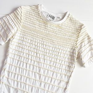 One432 Striped Handmade T-shirt Size XS